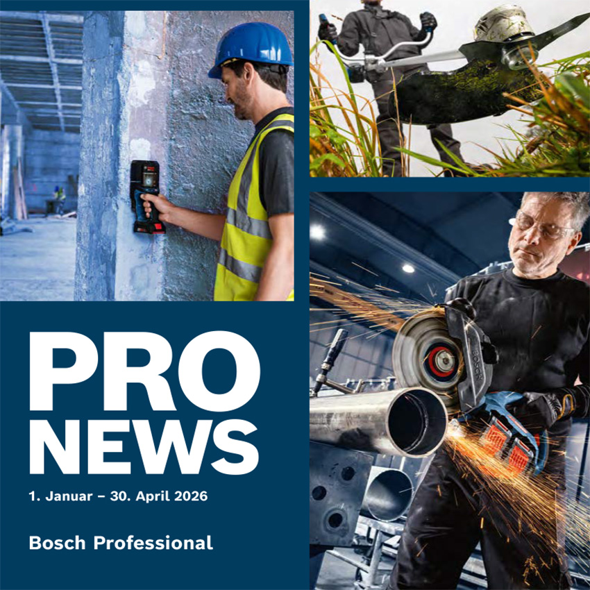 Bosch ProNews für 1. Januar bis 30. April 2026